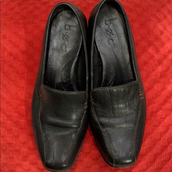 b.o.c. Black Leather Loafers - Picture 2 of 6